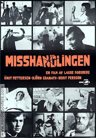 Misshandlingen 1969 poster Knut Pettersen Lasse Forsberg