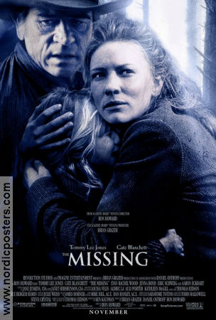 The Missing 2003 poster Tommy Lee Jones Cate Blanchett Evan Rachel Wood Ron Howard