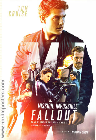 Mission: Impossible Fallout 2018 poster Tom Cruise Henry Cavill Ving Rhames Christopher McQuarrie