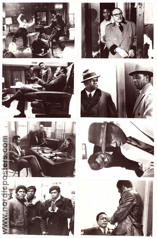 Mitt namn är Shaft 1971 filmfotos Richard Roundtree Moses Gunn Isaac Hayes Gordon Parks Black Cast