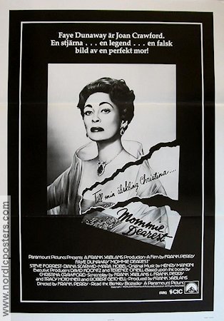 Mommie Dearest 1982 poster Faye Dunaway