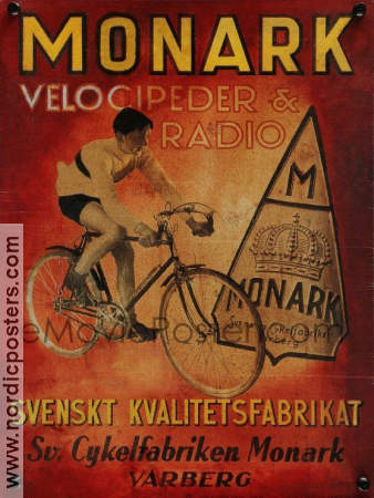 Monark 1938 affisch Hitta mer: Monark Cyklar