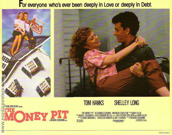 The Money Pit 1985 lobbykort Tom Hanks Shelley Long