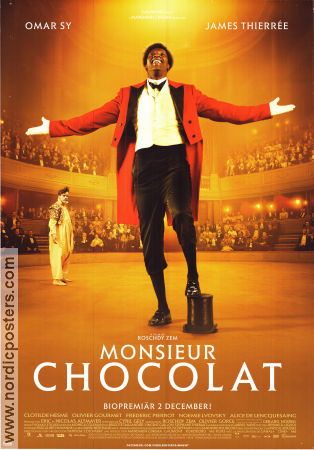 Monsieur Chocolat 2016 poster Omar Sy James Thierrée Clotilde Hesme Cirkus