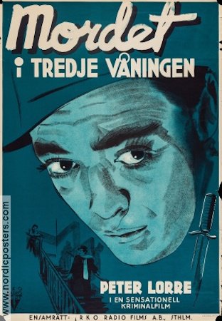 Mordet i tredje våningen 1940 poster Peter Lorre