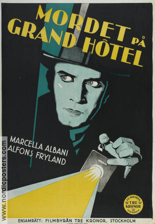 Mordet på Grand Hotel 1931 poster Marcella Albani