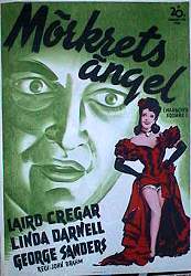 Mörkrets ängel 1945 poster Linda Darnell