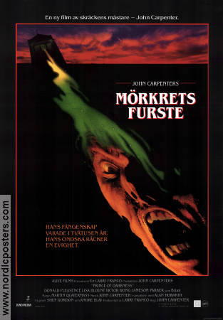 Mörkrets furste 1987 poster Donald Pleasence John Carpenter