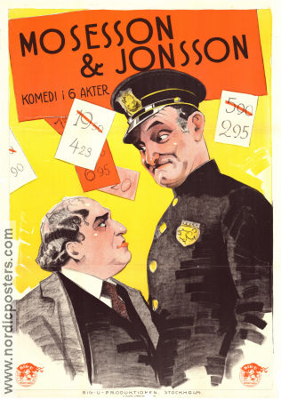 Mosesson och Jonsson 1926 poster Charles Murray Harry A Pollard