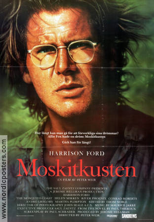 Moskitkusten 1986 poster Harrison Ford Peter Weir