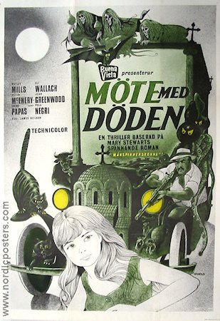 Möte med döden 1965 poster Eli Wallach Joan Greenwood Pola Negri Affischkonstnär: Hans Arnold