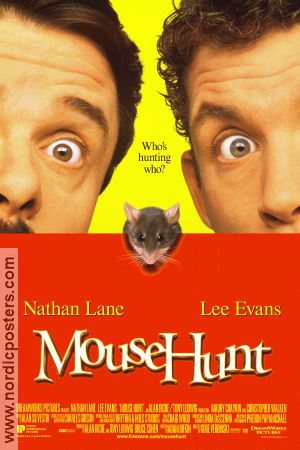 Mouse Hunt 1997 poster Nathan Lane Lee Evans Vicki Lewis Gore Verbinski