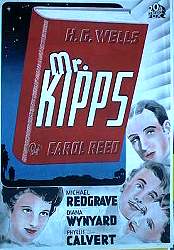 Mr Kipps 1942 poster Michael Redgrave Carol Reed Text: H G Wells