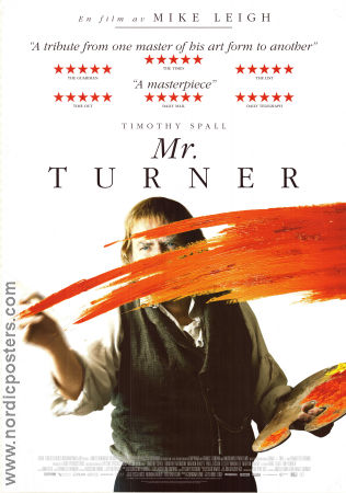 Mr Turner 2014 poster Timothy Spall Paul Jesson Dorothy Atkinson Mike Leigh Konstaffischer