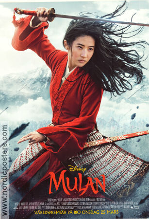 Mulan 2020 poster Yifei Liu Donnie Yen Gong Li Niki Caro Asien