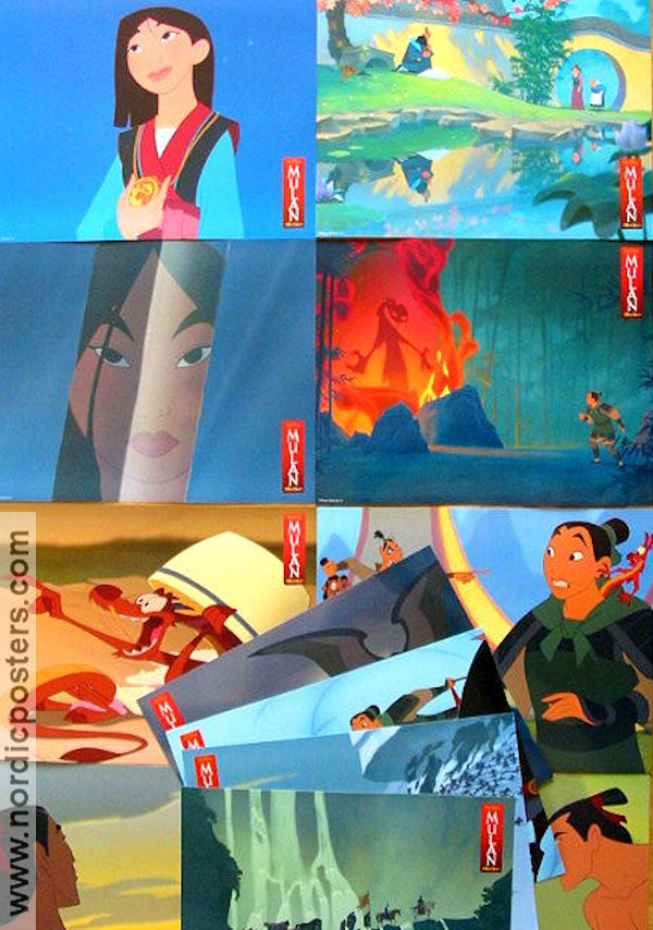 Mulan 1998 lobbykort Animerat