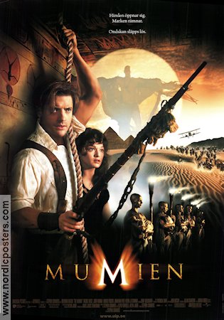 Mumien 1999 poster Brendan Fraser Rachel Weisz John Hannah Stephen Sommers