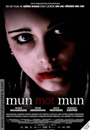 Mun mot mun 2005 poster Peter Andersson Marie Richardson Sofia Westberg Björn Runge