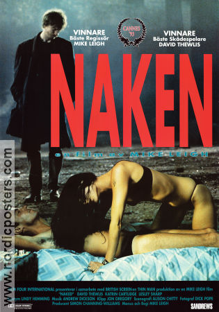 Naken 1993 poster David Thewlis Lesley Sharp Katrin Cartlidge Mike Leigh Damer