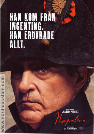 Napoleon 2023 poster Joaquin Phoenix Vanessa Kirby Tahar Rahim Ridley Scott
