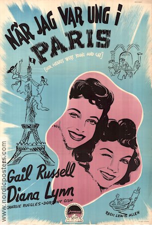 När jag var ung i Paris 1944 poster Gail Russell Diana Lynn