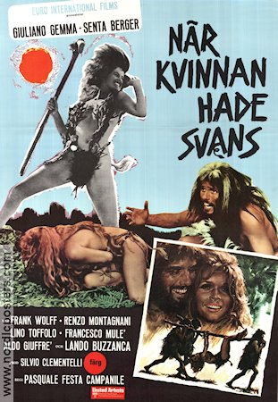 När kvinnan hade svans 1970 poster Giuliano Gemma Senta Berger