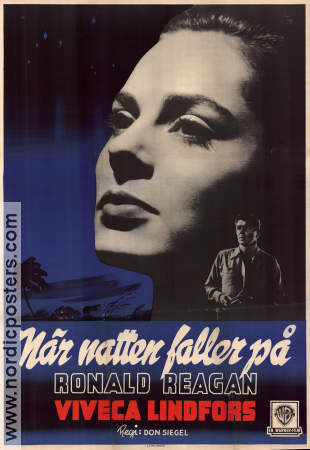 När natten faller på 1943 poster Viveca Lindfors Ronald Reagan