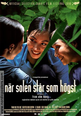 När solen står som högst 2001 poster Tran Anh Hung Asien