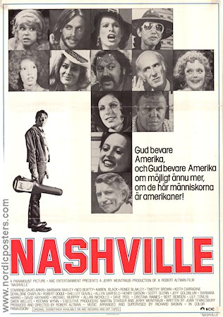 Nashville 1975 poster Keith Carradine Karen Black Ronee Blakley Robert Altman