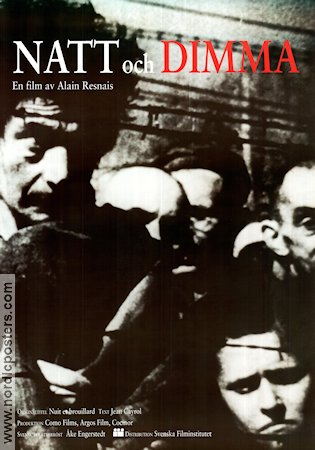 Natt och dimma 1956 poster Michel Bouquet Reinhard Heydrich Heinrich Himmler Alain Resnais Hitta mer: Nazi Dokumentärer