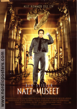 Natt på museet 2006 poster Ben Stiller Carla Gugino Ricky Gervais Shawn Levy