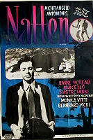 Natten 1961 poster Marcello Mastroianni Jeanne Moreau Monica Vitti Michelangelo Antonioni