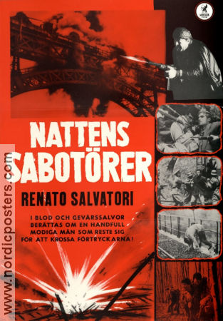 Nattens sabotörer 1961 poster Renato Salvatori Carla Gravina Nanni Loy