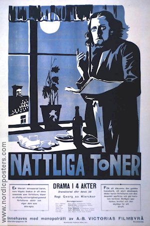 Nattliga toner 1918 poster Manne Göthson Georg af Klercker Hitta mer: Film 100 Years