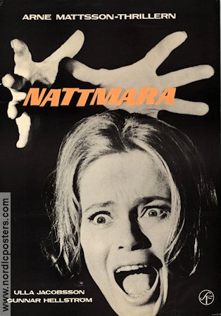 Nattmara 1965 poster Ulla Jacobsson Arne Mattsson