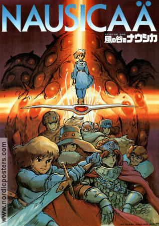Nausicaä 1984 poster Hayao Miyazaki Filmbolag: Studio Ghibli Hitta mer: Anime Filmen från: Japan Animerat