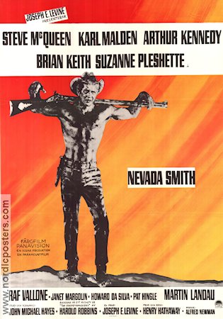 Nevada Smith 1966 poster Steve McQueen Karl Malden Brian Keith Henry Hathaway