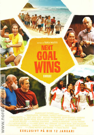 Next Goal Wins 2023 poster Michael Fassbender Oscar Kightley Kaimana Taika Waititi Fotboll