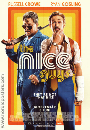 The Nice Guys 2016 poster Russell Crowe Ryan Gosling Angourie Rice Shane Black
