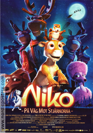 Niko 2008 poster Olli Jantunen Michael Hegner Animerat Finland