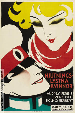 Njutningslystna kvinnor 1927 poster Audrey Ferris Irene Rich