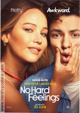 No Hard Feelings 2023 poster Jennifer Lawrence Andrew Barth Feldman Laura Benanti Gene Stupnitsky