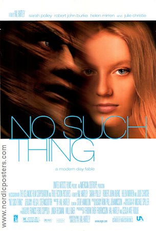 No Such Thing 2001 poster Sarah Polley Hal Hartley Island