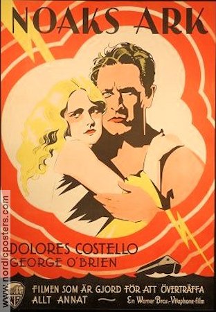 Noaks ark 1928 poster Dolores Costello George O´Brien Skepp och båtar