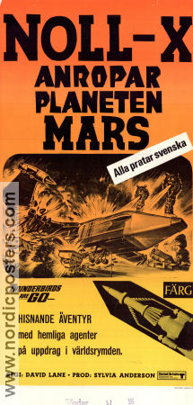 Noll-X anropar planeten Mars 1966 poster Sylvia Anderson David Lane Hitta mer: Thunderbirds Från TV Animerat