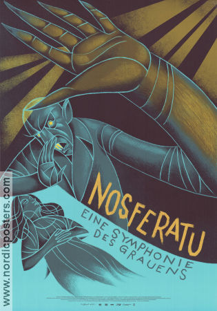 Nosferatu eine Symphonie des Grauens 1922 poster Max Schreck Alexander Granach Gustav von Wangenheim FW Murnau