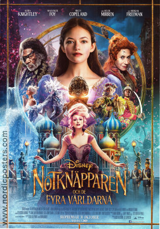 Nötknäpparen och de fyra världarna 2018 poster Mackenzie Foy Tom Sweet Meera Syal Lasse Hallström