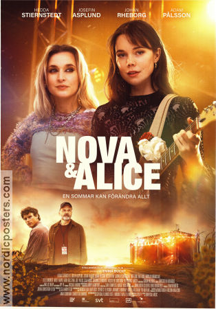 Nova och Alice 2024 poster Hedda Stiernstedt Josefin Asplund Johan Rheborg Emma Bucht
