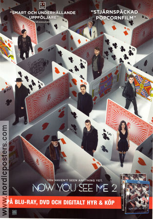 Now You See Me 2 2016 poster Jesse Eisenberg Mark Ruffalo Woody Harrelson Jon M Chu