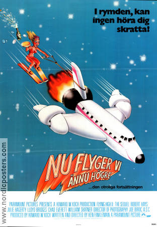 Nu flyger vi ännu högre 1982 poster Robert Hays Julie Hagerty Lloyd Bridges Ken Finkleman Flyg